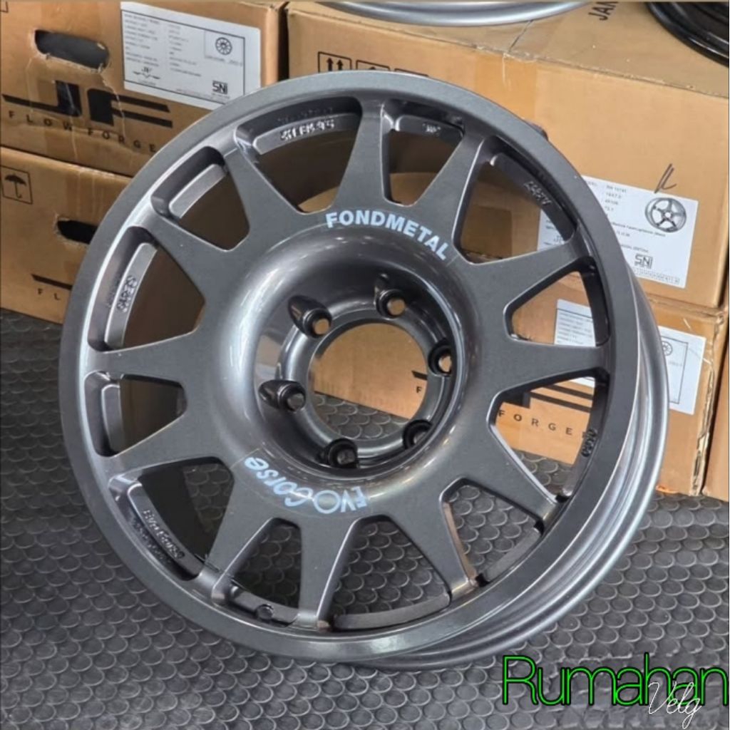 Jual velg mobil evo corse rally ring 18 lebar 9 velg mobil r18 pajero ...