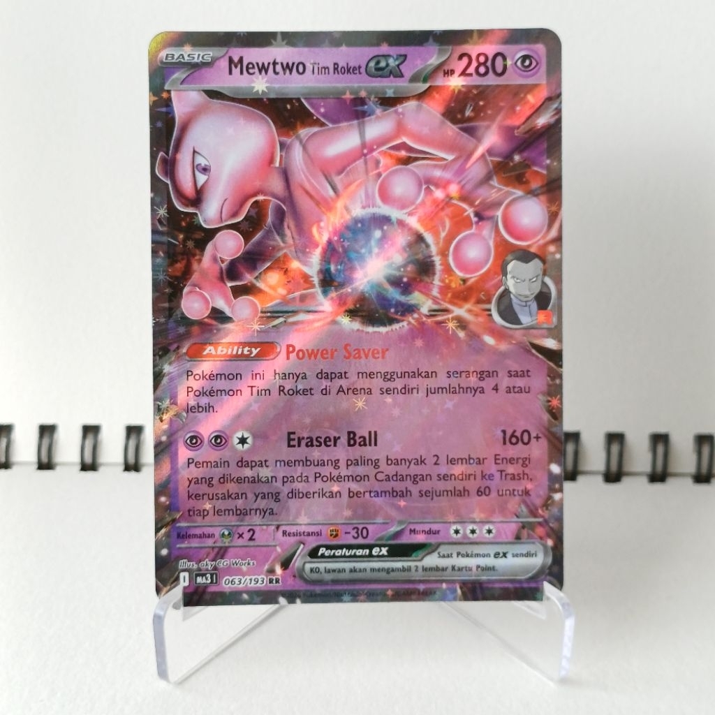 Jual Mewtwo Tim Roket EX - Kartu Pokemon TCG Indonesia - Evolusi Mega ...