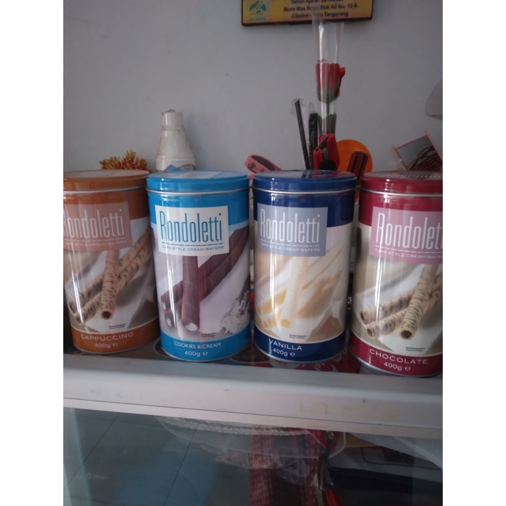 Jual Rondoletti Wafer Stick 400gr - Rasa Cappucino, Kualitas Premium ...