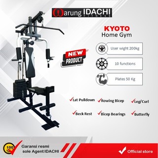 Jual idachi Alat fitness home gym satu sisi berat beban 50kg | Shopee ...