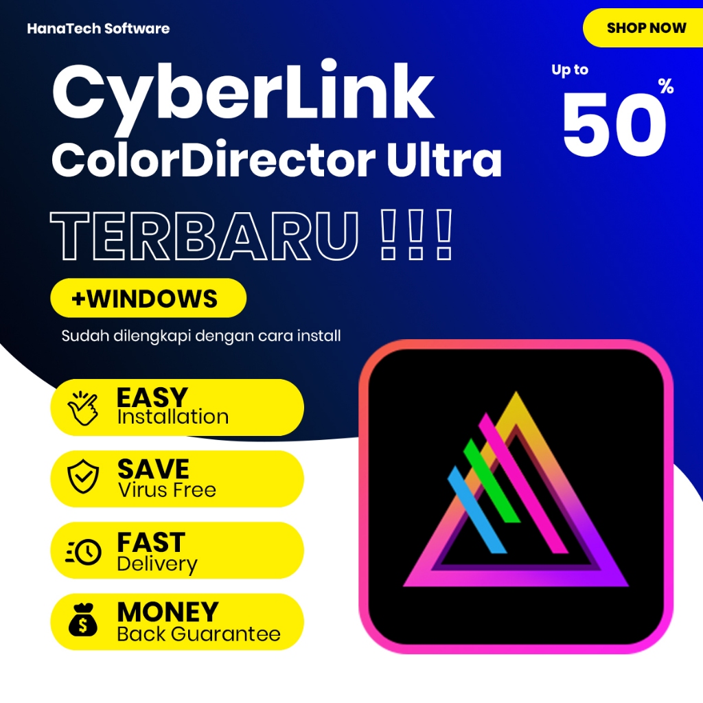 Jual CyberLink ColorDirector Ultra 2026 Full Version Lifetime | Shopee ...