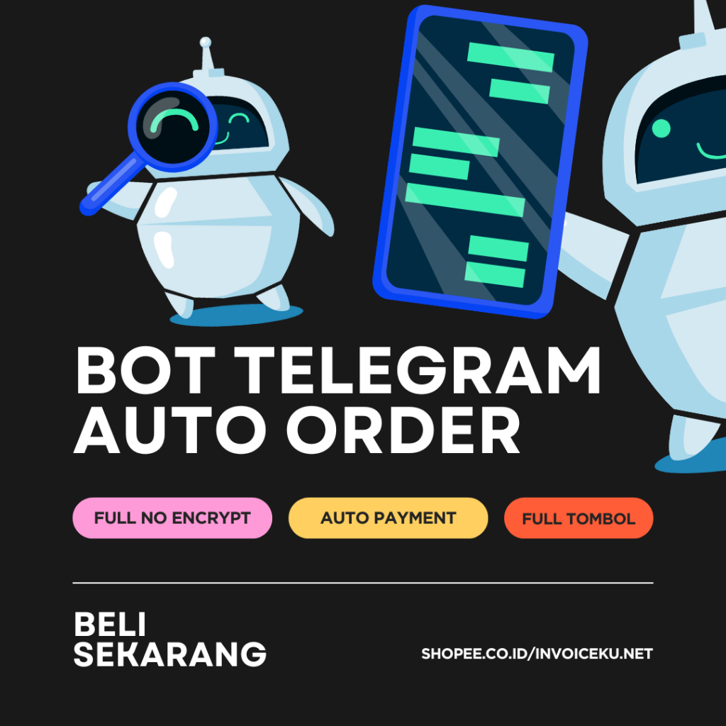 Jual Bot Telegram Auto Order Qris Payment Full No Encrypt | Shopee ...