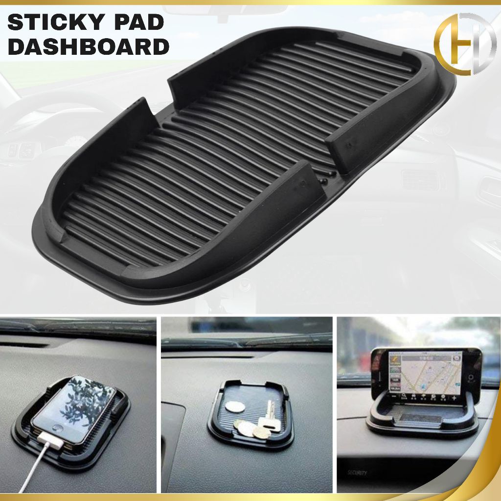 Sticky Pad Car Anti Slip Dashboard -Phone Holder-Tempat HP Koin Mobil
