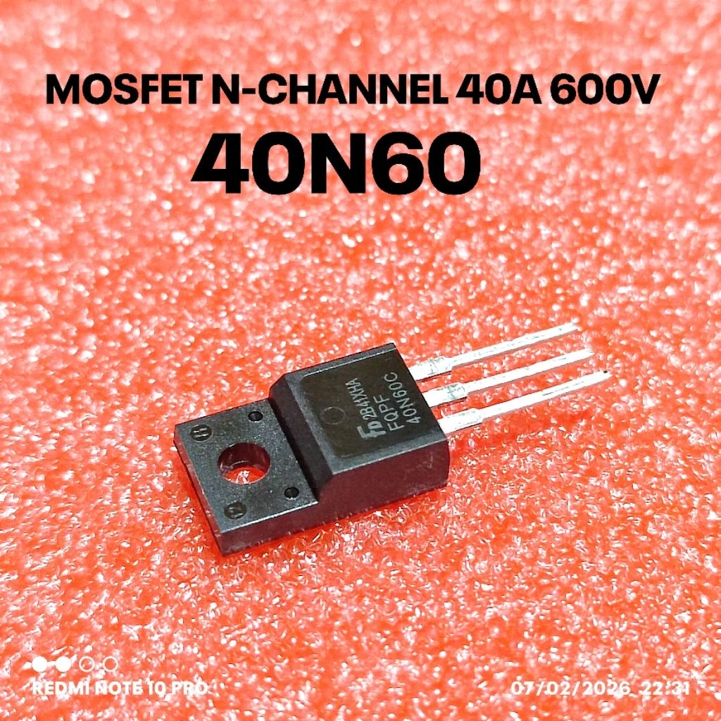 Jual TRANSISTOR FQFP40N60C 40N60C 40N60 40A 600V KECIL | Shopee Indonesia