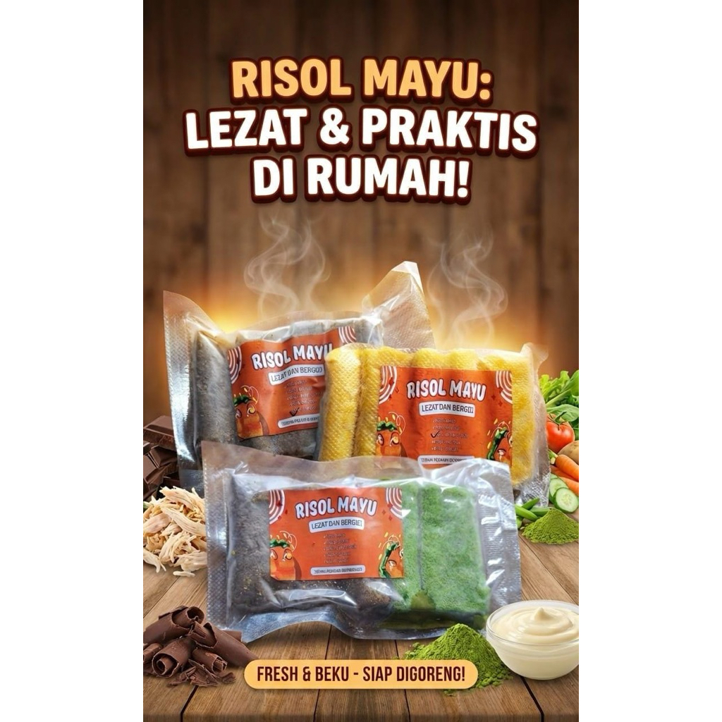 Jual RISOL MAYU [ Matcha, Coklat, Mayo, Ayam Suwir, Rogut, Chicken ...
