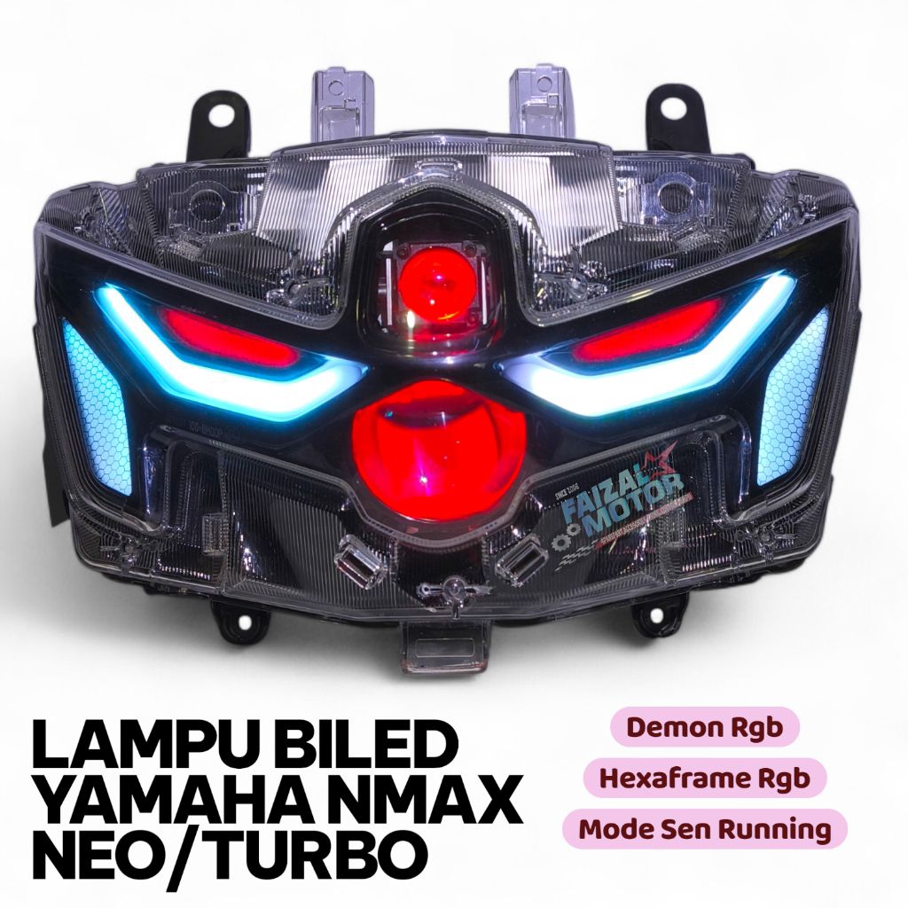 Jual LAMPU BILED NMAX NEO NMAX TURBO LAMPU DEPAN NMAX BILED AES AES V2 ...