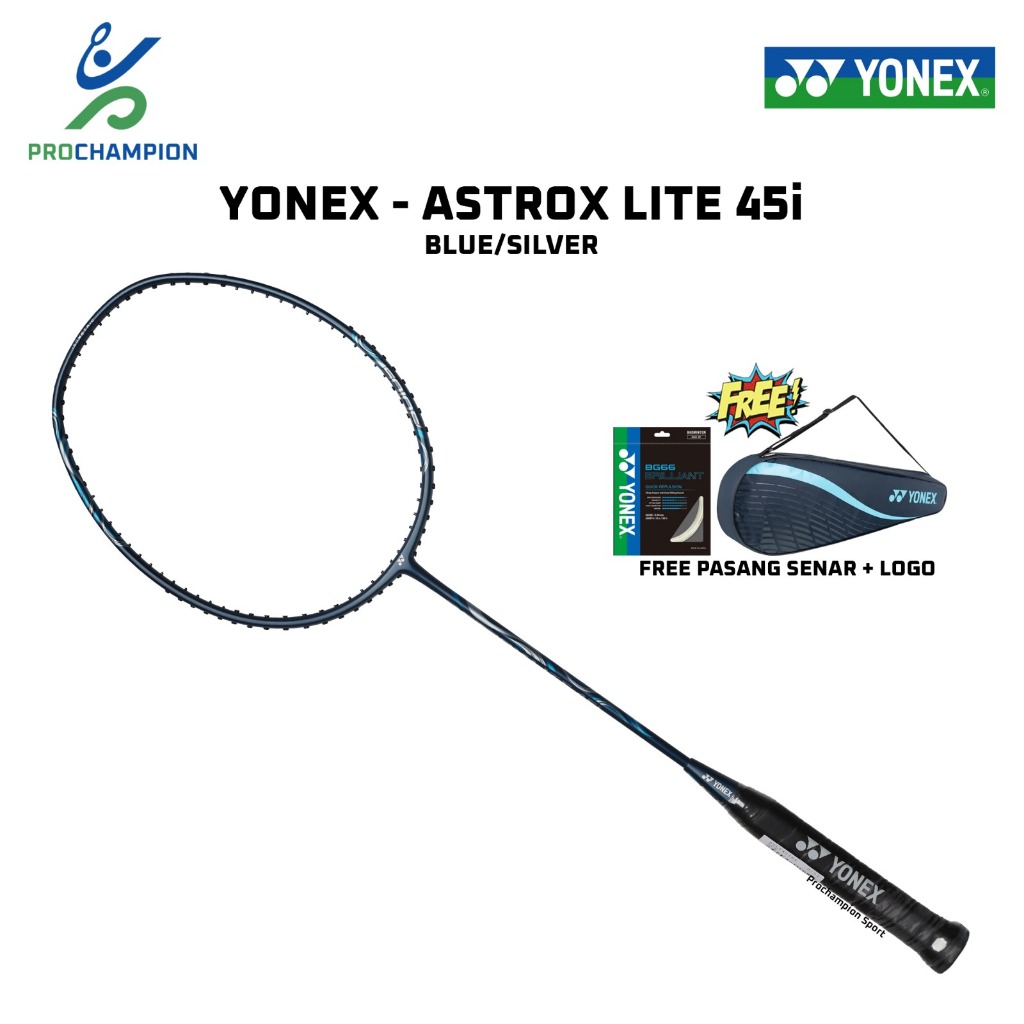 Jual Raket Badminton Yonex Astrox Lite 45i i-Series Blue Silver ...