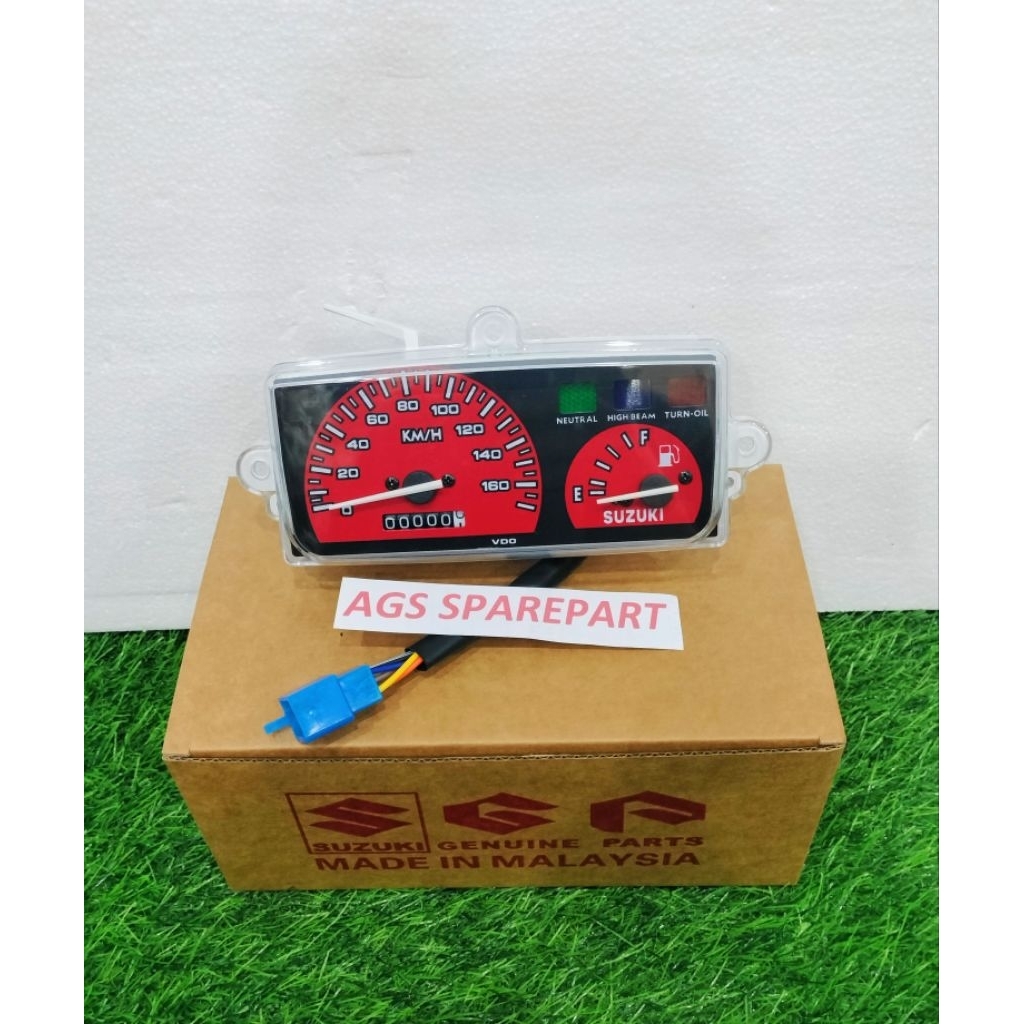 Jual speedometer spedo km satria 2 tak lumba ru model standar papan ...