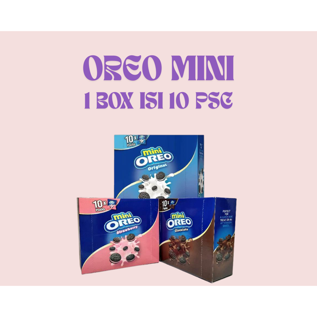 Jual Oreo Mini Berbagai Rasa 1 Box Isi 10 Pcs Snack Yang Cocok Untuk ...