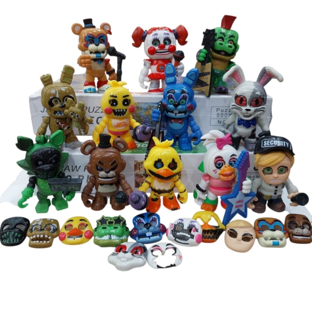 Jual action figure five nights at freddystoys baby springtrap isi 12 ...