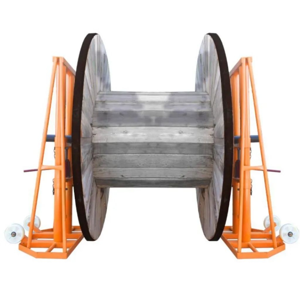 Jual Drum Jack / gulungan kabel / dudukan kabel / cable roller Haspel ...