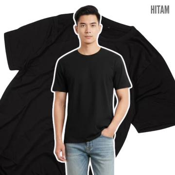 Kaos Polos Pria Wanita Cotton Combed Premium Lengan Pendek Premium Kaos Pria Baju Kaos Pria