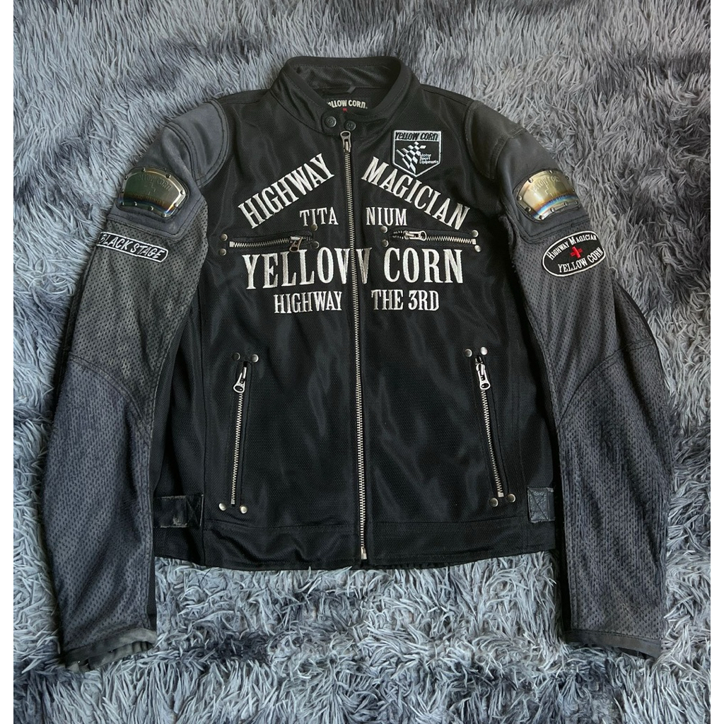 Jual Jacket Yellow Corn Highway Magician Riding Moto | Shopee