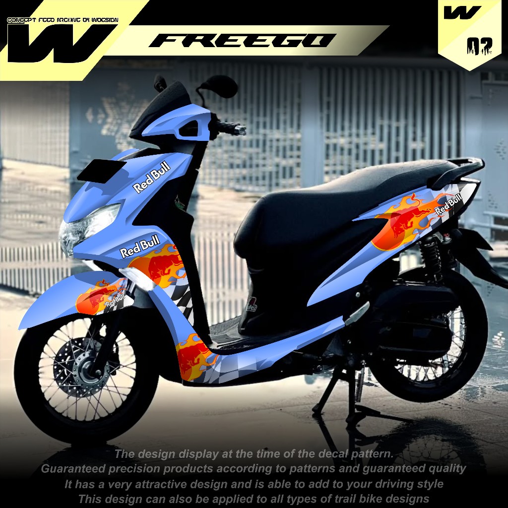 Jual (COD) Decal Sticker Yamaha Freego 125 Tahun 2018 2019 2020 2021 ...