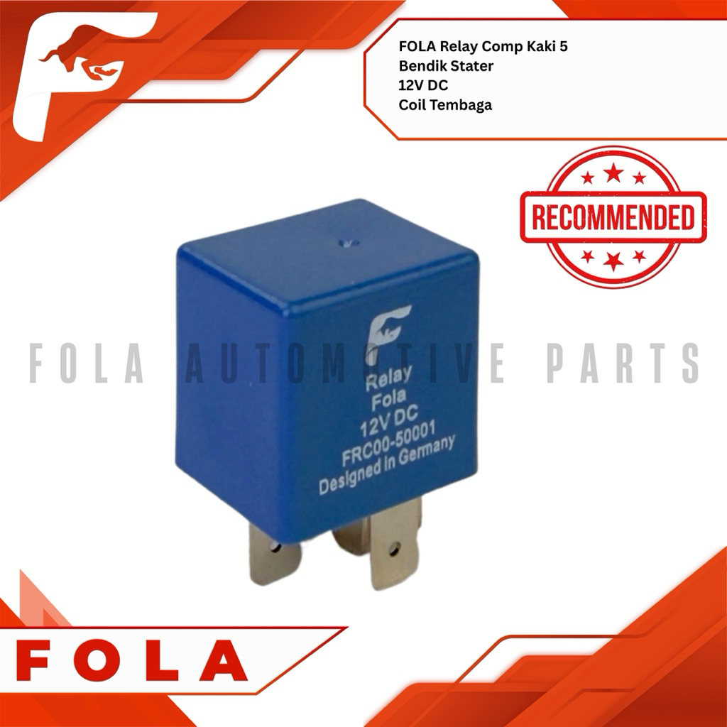 Jual RELAY COMP VARIO 150 NEW LED KAKI 5 BENDIK STATER MEREK FOLA MOTOR ...