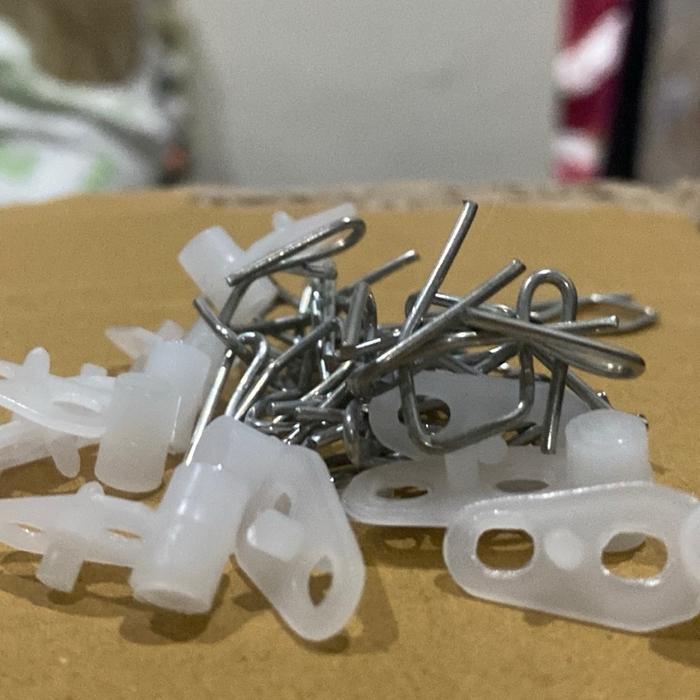 Jual Set 30 pcs - 60 pcs - 90 pcs -Roda rel gorden/biji plastik rell ...