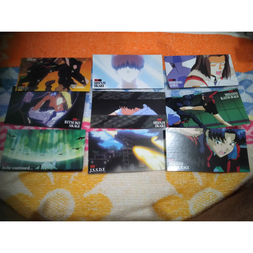 Jual kartu evangelion cardass carddass original ori wide gainax card ...