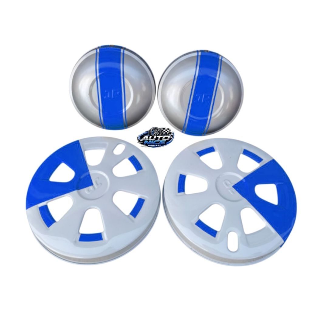 Jual Wheeldop wildop untuk truk 1 SET Cepuk silver strip dan rebeka new ...