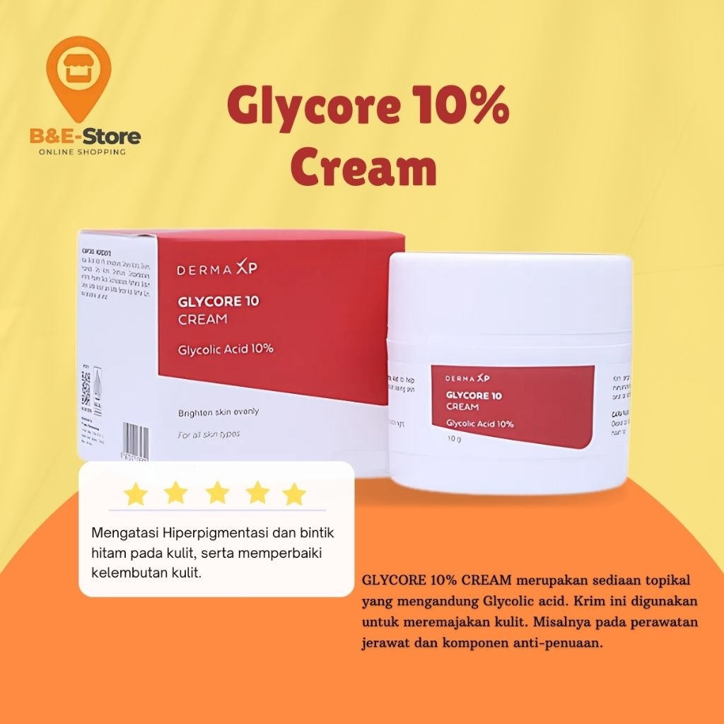 Jual Derma XP Glycore 10% Cream - 10g (Menyamarkan flek hitam, dan ...