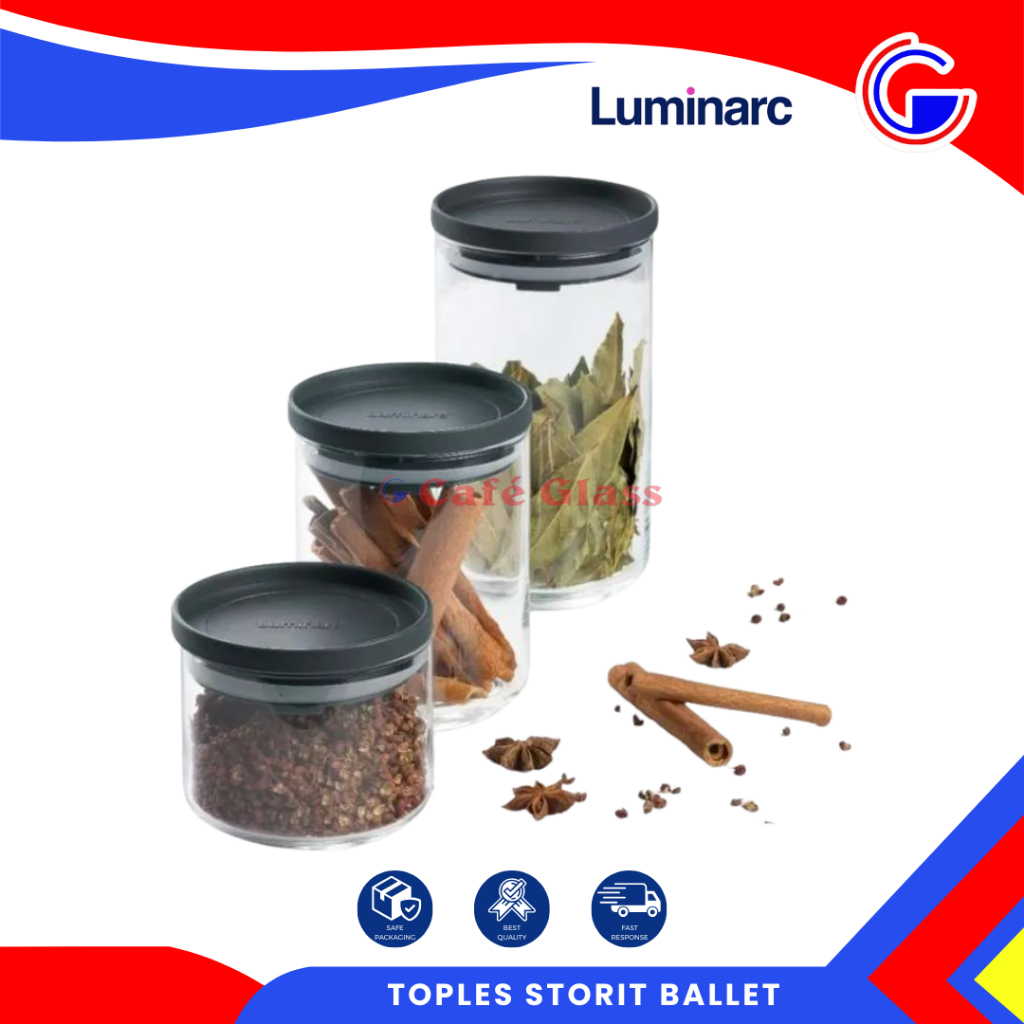 Toples Kue Lebaran - Toples Kaca Kue Kering - Toples Storit Ballet Luminarc