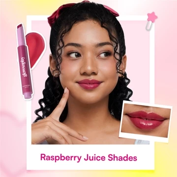 New Launch Glowsophy Color Crush Juicy Tinted Lip Balm Pelembab Bibir Glossy Pigmented Efek