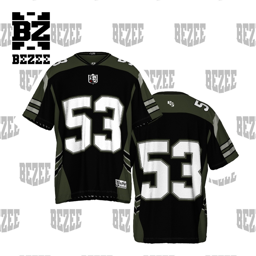 Jual BEZZE Baju Jersey Streetwear Number Series Milano Oversize Hockey ...