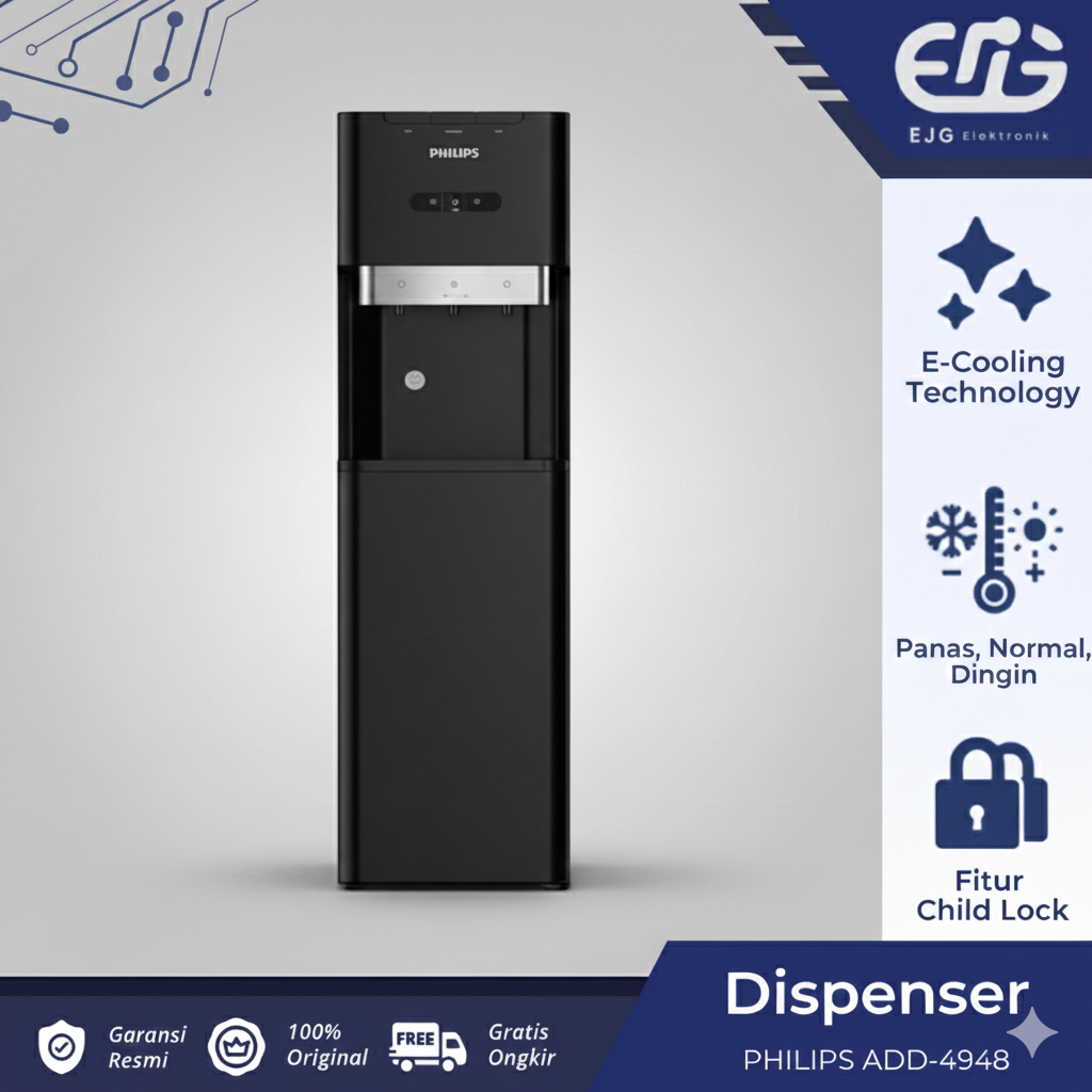 Jual [BISA COD] PHILIPS ADD4948 DISPENSER GALON BAWAH 350 WATT 0,9L ...