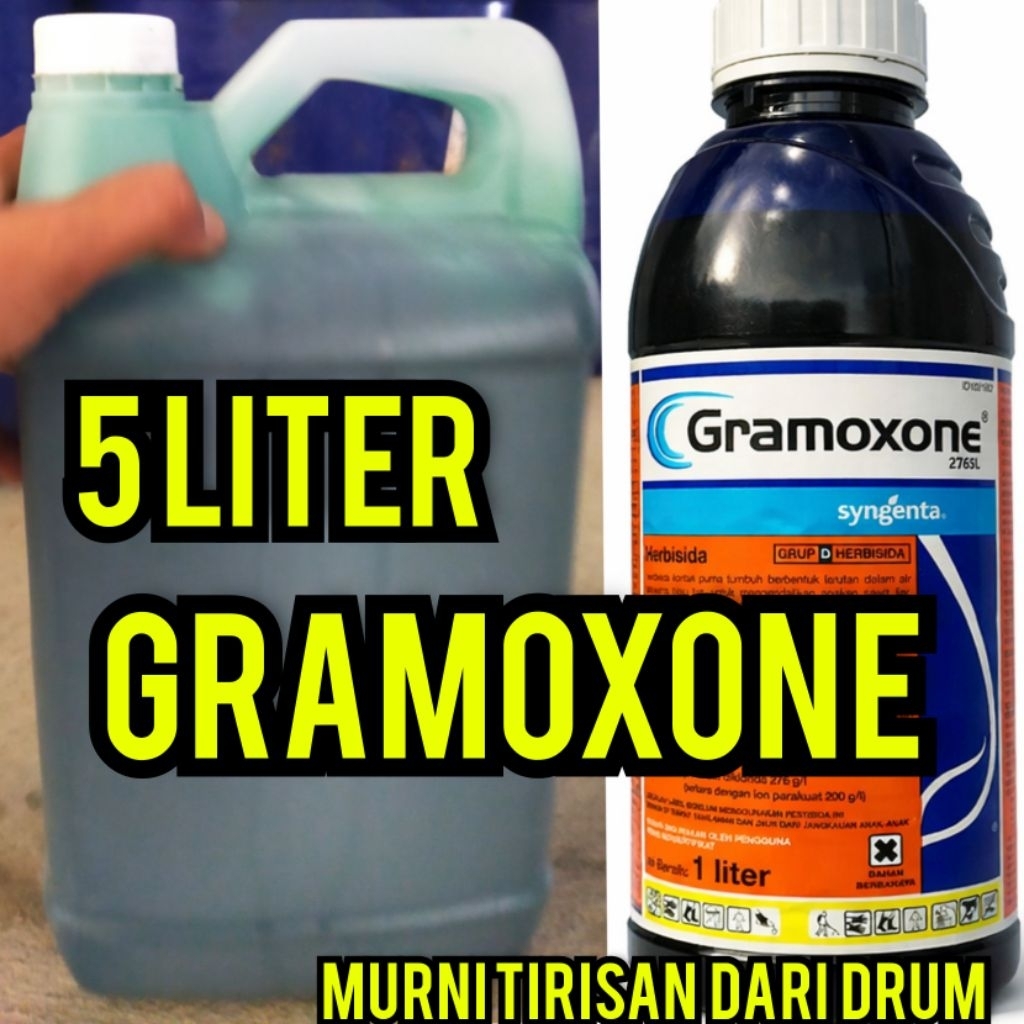 Jual obat rumput gramoxone kemasan 5LITER.tirisan dari drum sangat ...