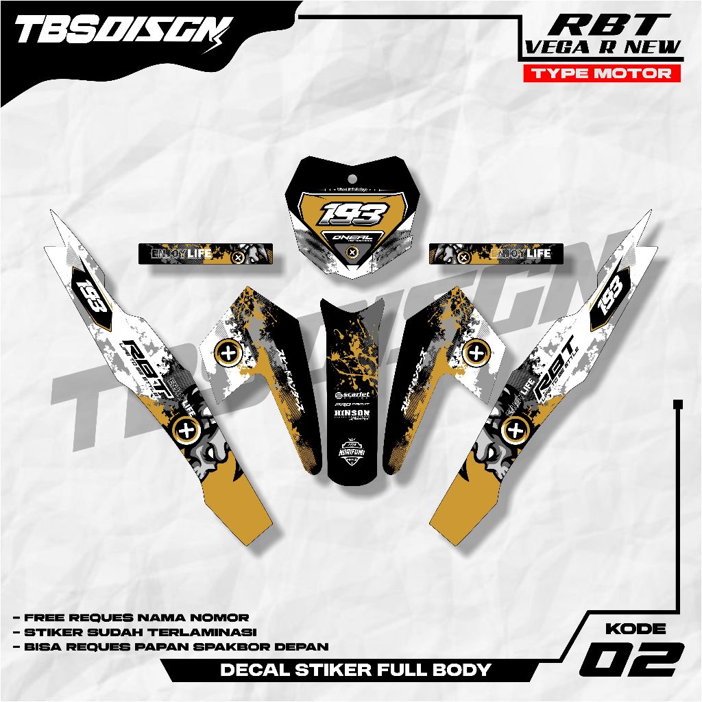 Jual STICKER DECAL RBT/GTX FULL BODY - STIKER RBT,DECAL RBT,STRIPING ...