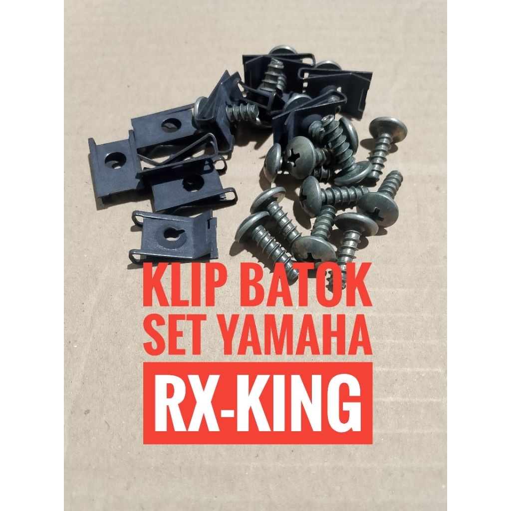 Jual klip batok RX KING F1 5x15 baut sekrup body motor hijau paket ...