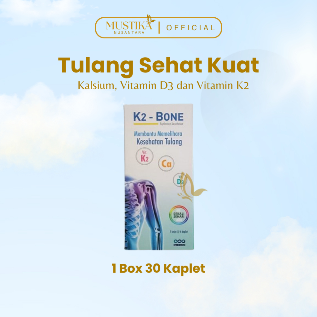 Jual K2-Bone 30 Kapsul | Suplemen Kalsium untuk Ibu Hamil, Lansia ...