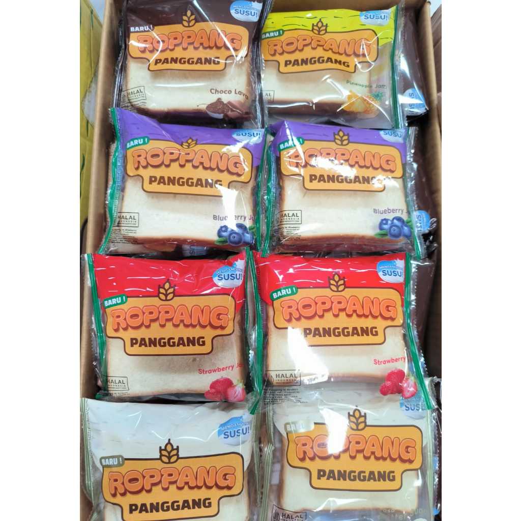 Jual 1 dus ROTI ROPPANG 65G EXP. APRIL 2026 ( 1 DUS ISI 60 ) | Shopee ...