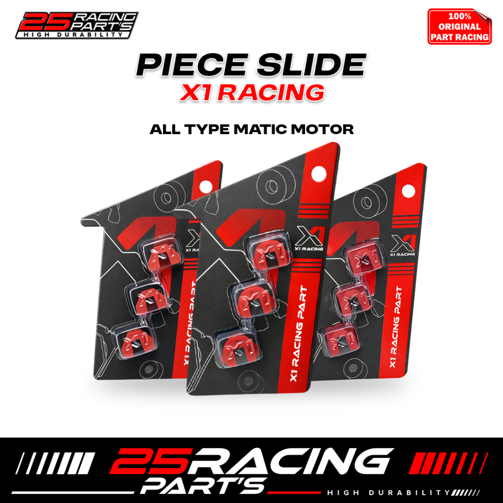 Jual SLIDER PIECE X1 RACING VARIO 125 150 BEAT slider nmax mio KARET ...