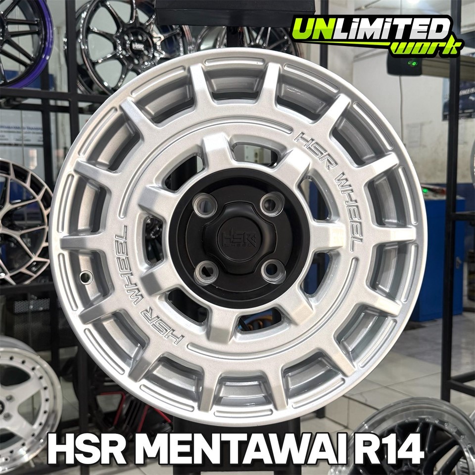 Jual Velg Rally HSR MENTAWAI R14 Tampilan Sporty Untuk Avanza Kijang ...