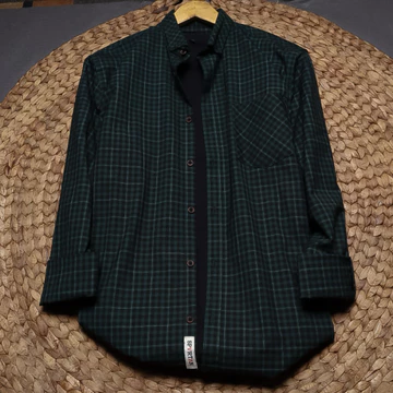 Kemeja Flanel Lengan Panjang Premium Tb Hem Pria Wanita Unisex Casual Kotak Distro