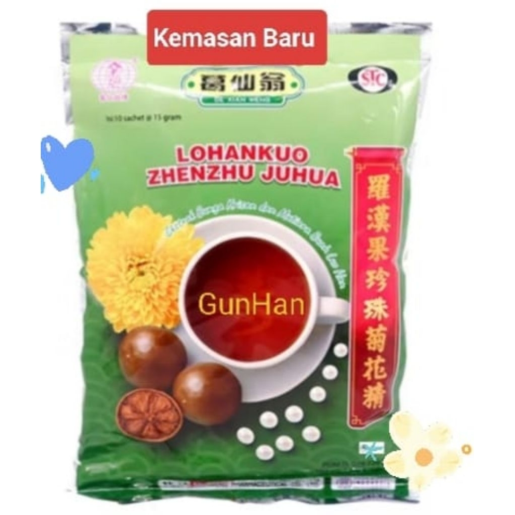 Jual Lohankuo Zhenzhu Juhua 1 bungkus isi 10 sachet | Shopee Indonesia