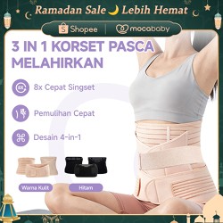 Mocababy 3in1 Korset Melahirkan Setelah Cesar/Korset Postpartum Orset Perut Adjustable/Korset Hamil & Pasca Melahirkan / Korset Pelangsing Perut Buncit / Korset Melahirkan Normal BS03