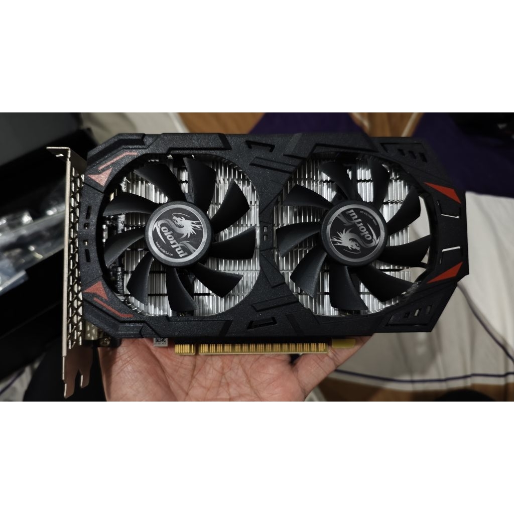 Jual VGA GPU Colorful GeForce GTX 1050 Ti 4G-V Dual Fan NORMAL SEGEL ...