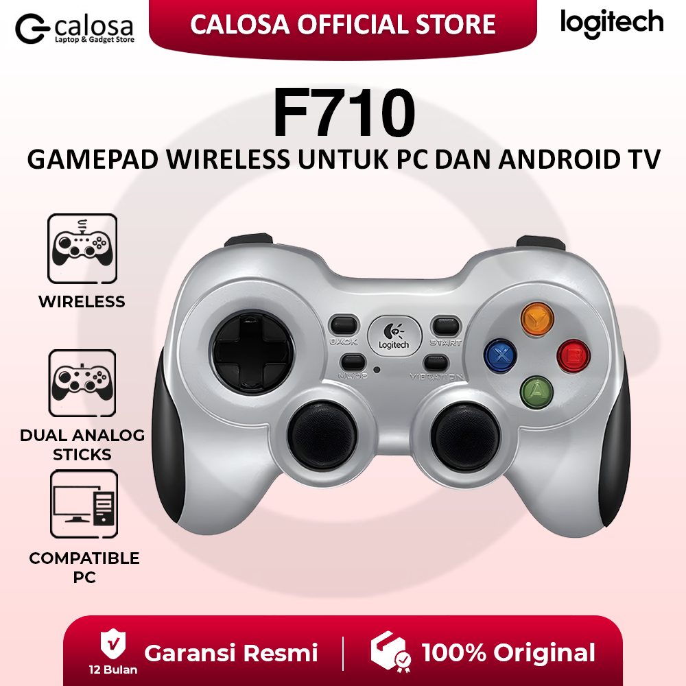 Jual LOGITECH WIRELESS GAMEPAD F710 | Shopee Indonesia