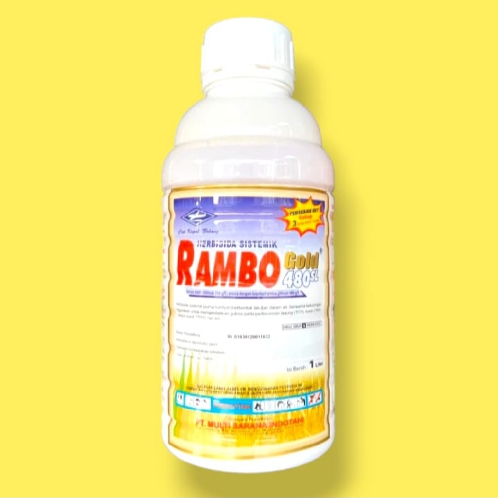 Jual Herbisida Rambo 480 SL 1Liter Pembasmi Rumput Sampe Akar | Shopee ...