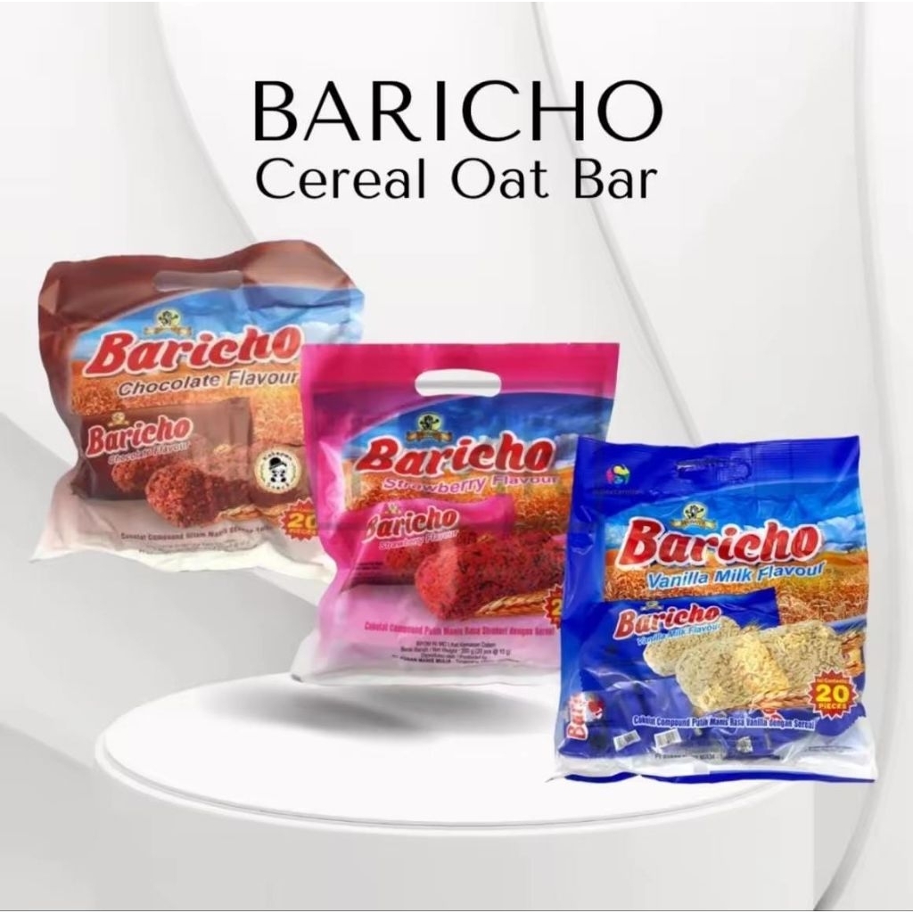 Jual (Promo isi 3 Pak mix) Baricho oat sereal Gandum isi 20pcs | Shopee ...