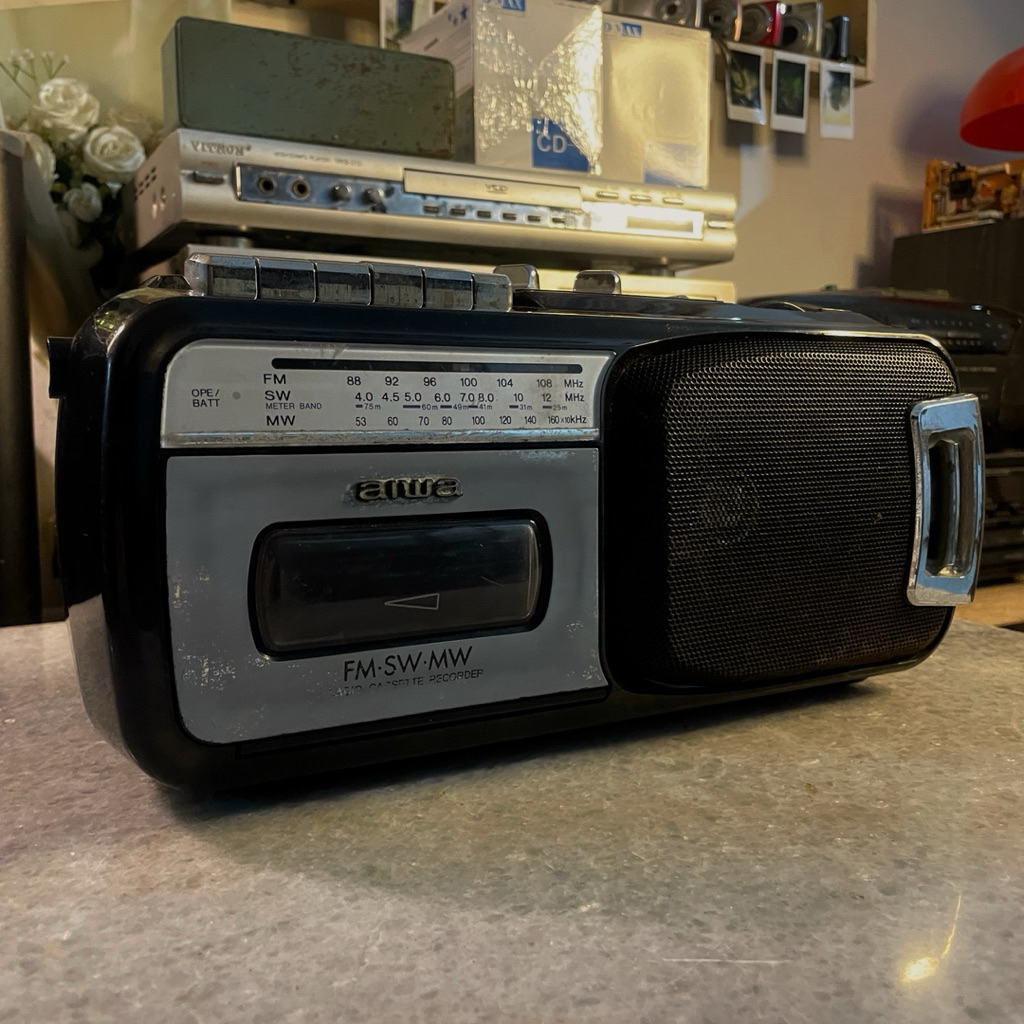 Jual TAPE RADIO MINI COMPO AIWA RM-55HR | Shopee Indonesia
