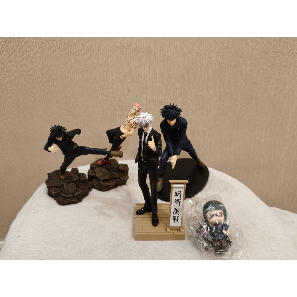 Jual bandai jujutsu kaisen action figure megumi vs sukuna satoru gojo ...