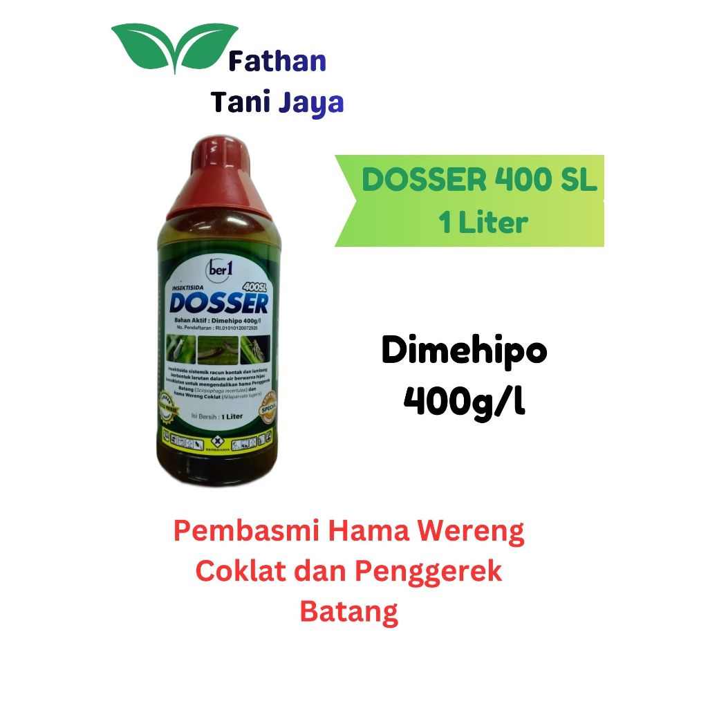 Jual Insektisida DOSSER 400 SL Pembasami Hama Wereng Coklat dan ...