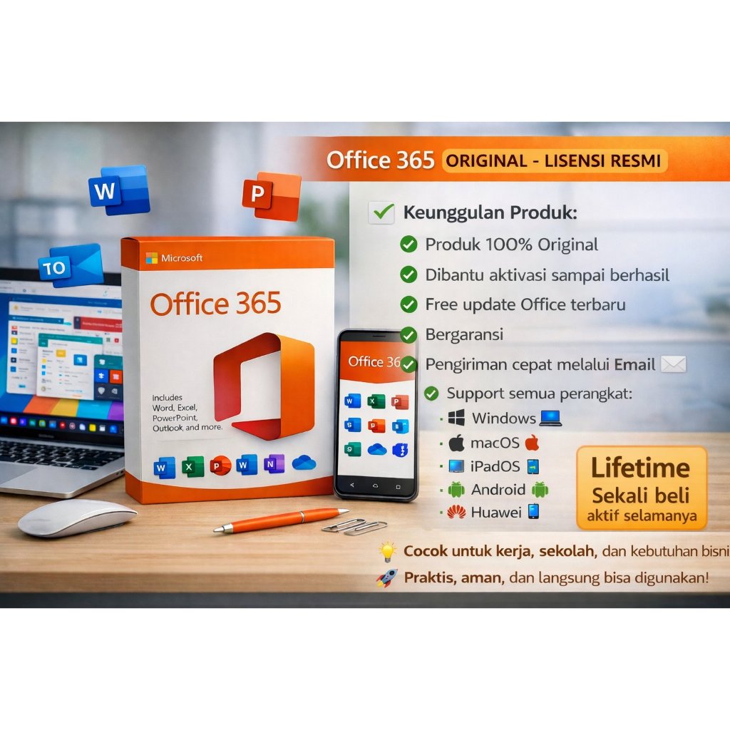 Jual Promo - Office 365 Lisensi Original Lifetime | Shopee Indonesia