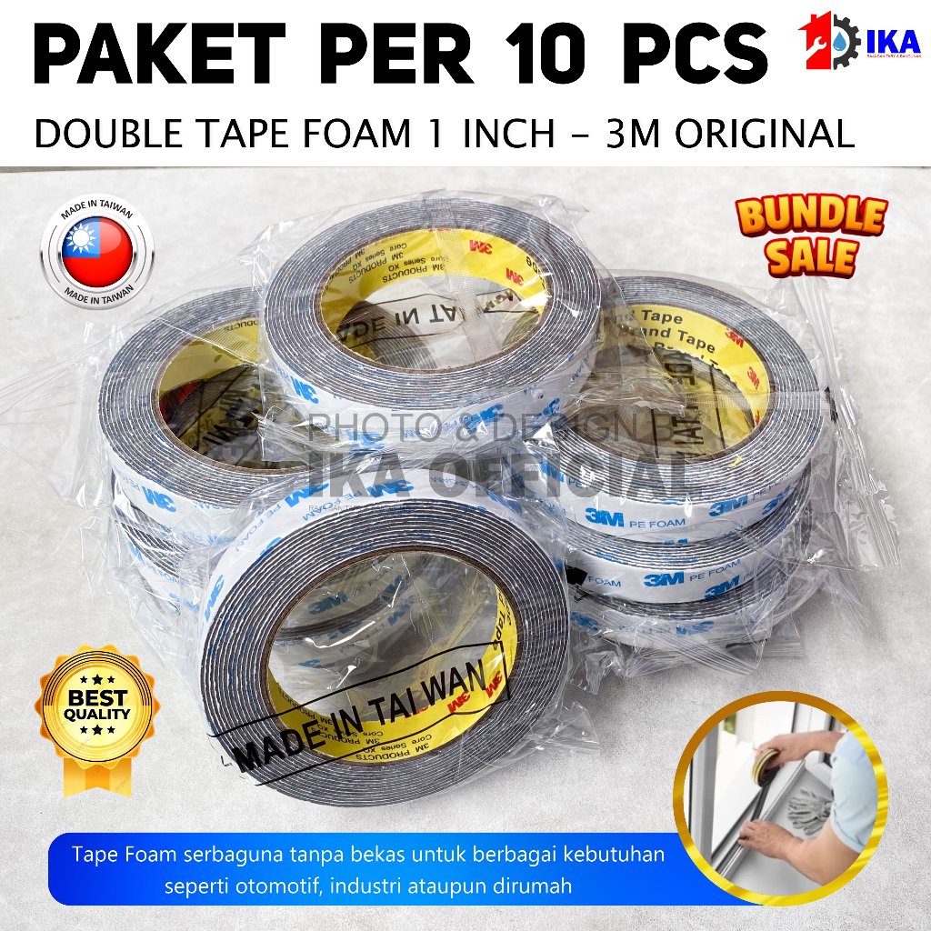 Jual Grosir 3M Double Tape Tip 5PCS / 10PCS / Dobeltape / Dobeltip ...