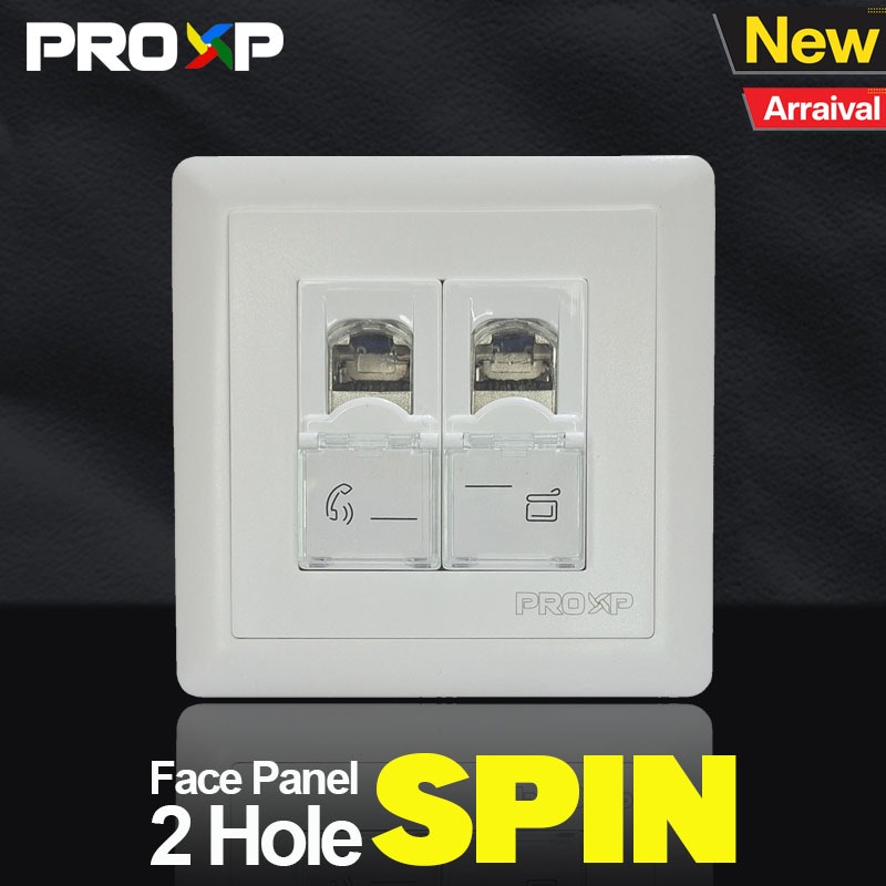 Jual Faceplate Proxp Faceplate 1 Hole Spin / Face panel 1 Hole Spin ...