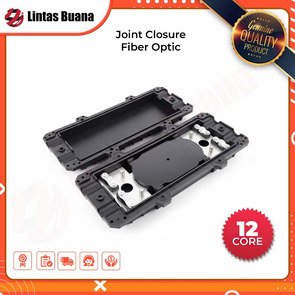 Jual Joint Closure 12-24 Core Clousure Inline Fiber Optik Box Sambungan ...