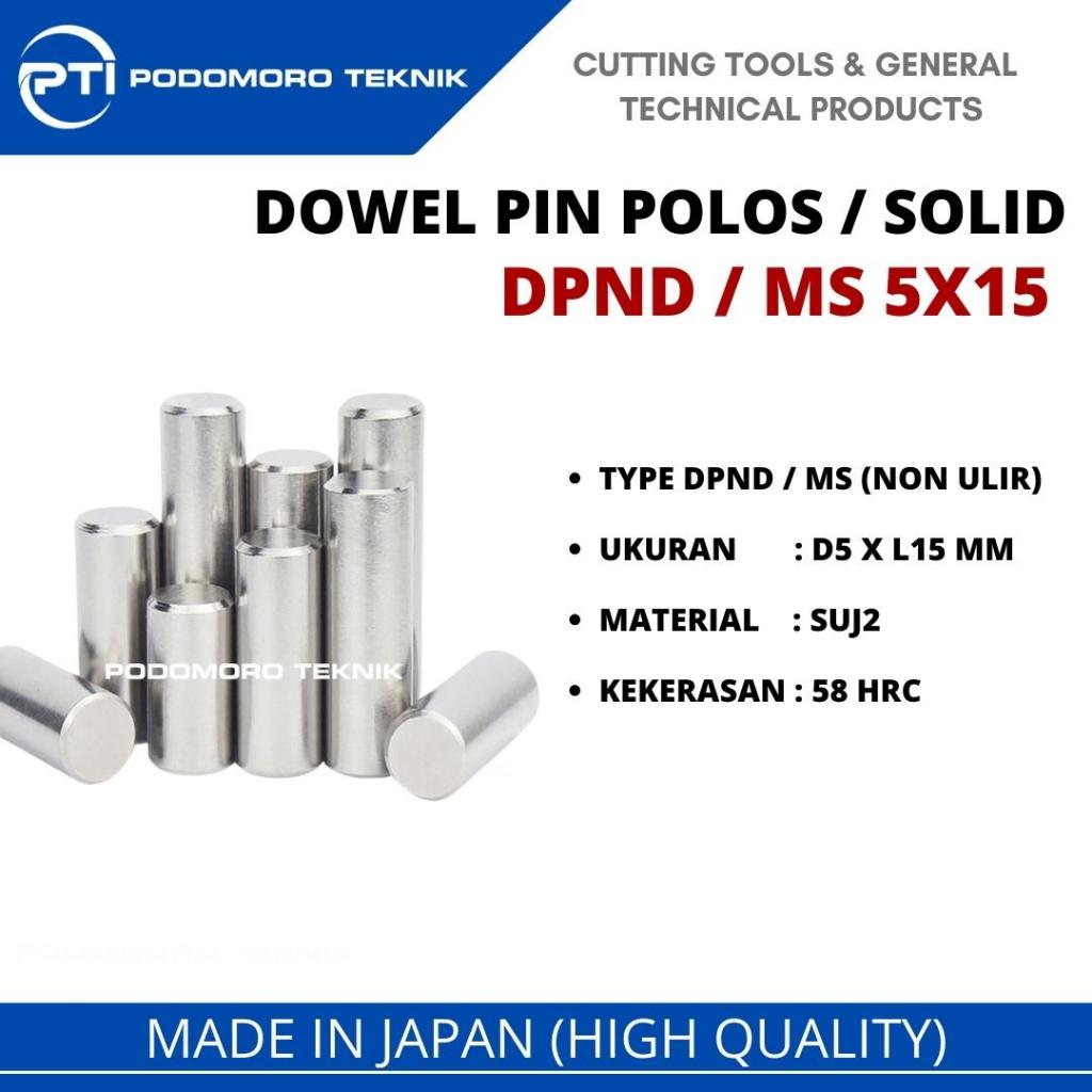 Jual DPND / MS 5X15 MM Dowel Pin Polos Solid Tipe DPND / MS 5 x 15 mm ...