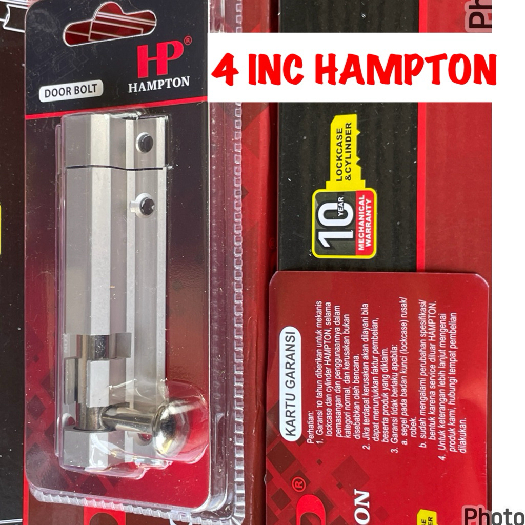 Jual Promo Grendel Pintu Hampton dekson Produk Dekkson 3 Unch 6 inch 12 ...